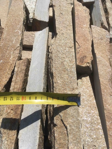 Горбушка златолит золотистый для облицовки купить в Клине