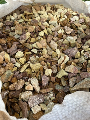 Златолит персиковый декоративная каменная крошка купить в Клине