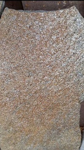 Плитняк златолит серебристый для цоколя, отмостки купить в Клине