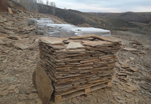 Плитняк кора дерева для цоколя, отмостки купить в Клине