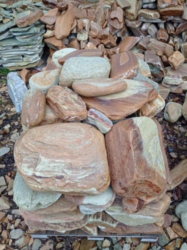 Златолит жёлтый, жёлто-зелёный глыбки и валуны для ланшафтного дизайна купить в Клине