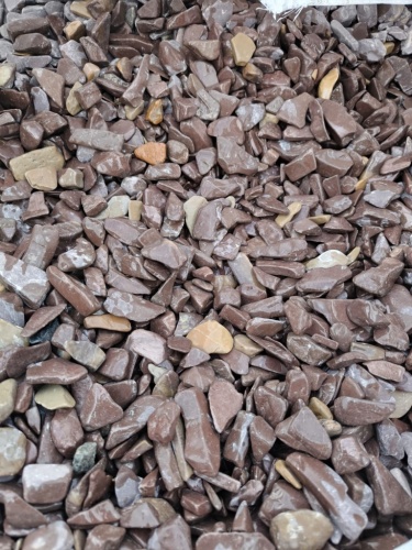 купить коричневый щебень